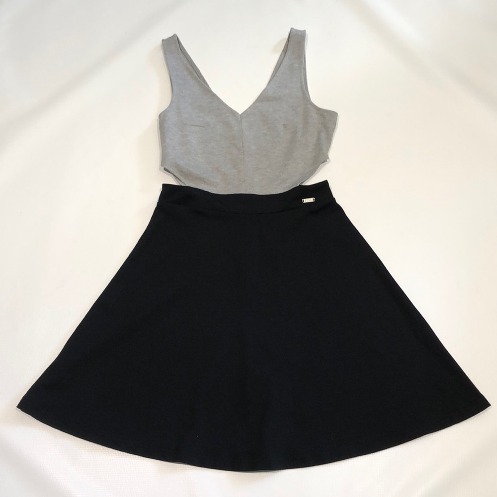 Guess gray and black dress